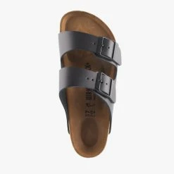 Birkenstock ARIZONA BLACK LEATHER WOMENS -shoe Shop B60 4