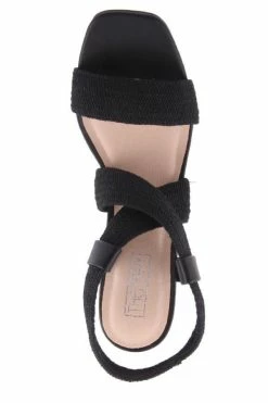 BRONTE BLACK WOVEN -shoe Shop C1029.BLK 5