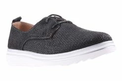 CARNATION BLACK SHIMMER -shoe Shop D740.BLK 3