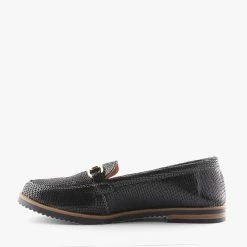 CRESSY BLACK SNAKE -shoe Shop D803.BLK 3