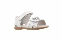 AMELIE WHITE/SILVER LEATHER