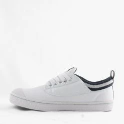 NEW VOLLEY CLASSIC WHITE/NAVY -shoe Shop HM94.WHT 3