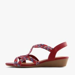 RANDI RED MULTI -shoe Shop J1435 3