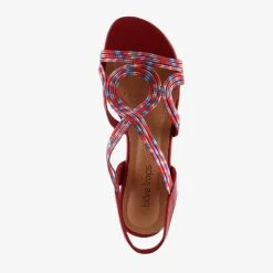 RANDI RED MULTI -shoe Shop J1435 4