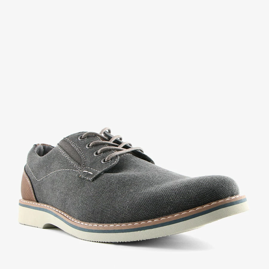 Florsheim BARKLAY PLAIN CANVAS GUNMETAL 3 Florsheim BARKLAY PLAIN CANVAS GUNMETAL