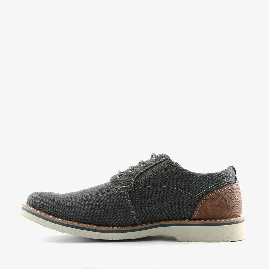 Florsheim BARKLAY PLAIN CANVAS GUNMETAL 5 Florsheim BARKLAY PLAIN CANVAS GUNMETAL - Image 3