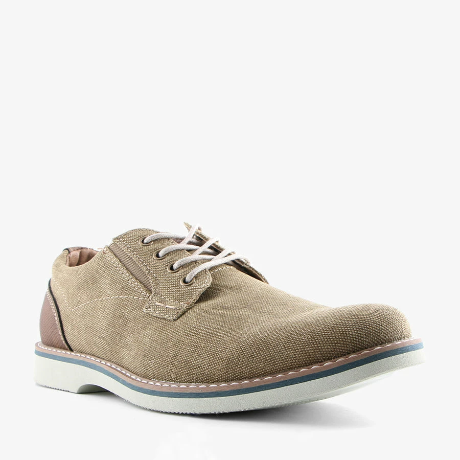 Florsheim BARKLAY PLAIN CANVAS KHAKI 3 Florsheim BARKLAY PLAIN CANVAS KHAKI