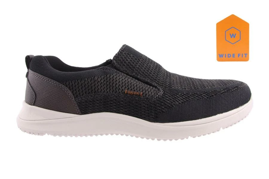 Florsheim CONWAY KNIT-SLIP ON DARK GREY 4 Florsheim CONWAY KNIT-SLIP ON DARK GREY - Image 2