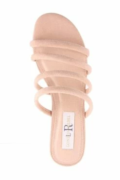 GIZAA NUDE SUEDE/CLEAR -shoe Shop L3472.NUS 5