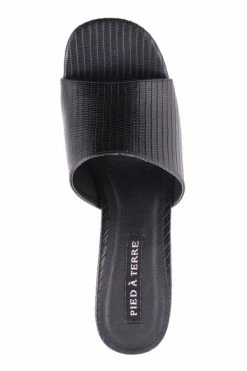 ZAHRA BLACK REPTILE -shoe Shop L3639.BLK 5