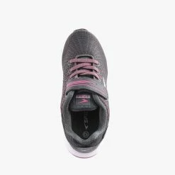 WEAVE-V GIRLS CHARCOAL/FUSCHI -shoe Shop RC123.GRE 4