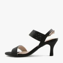 NUKE BLACK SATIN -shoe Shop S1750 3