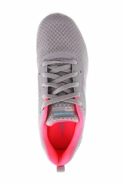Skechers BOUNTIFUL GREY/CORAL -shoe Shop S426.GRE 5