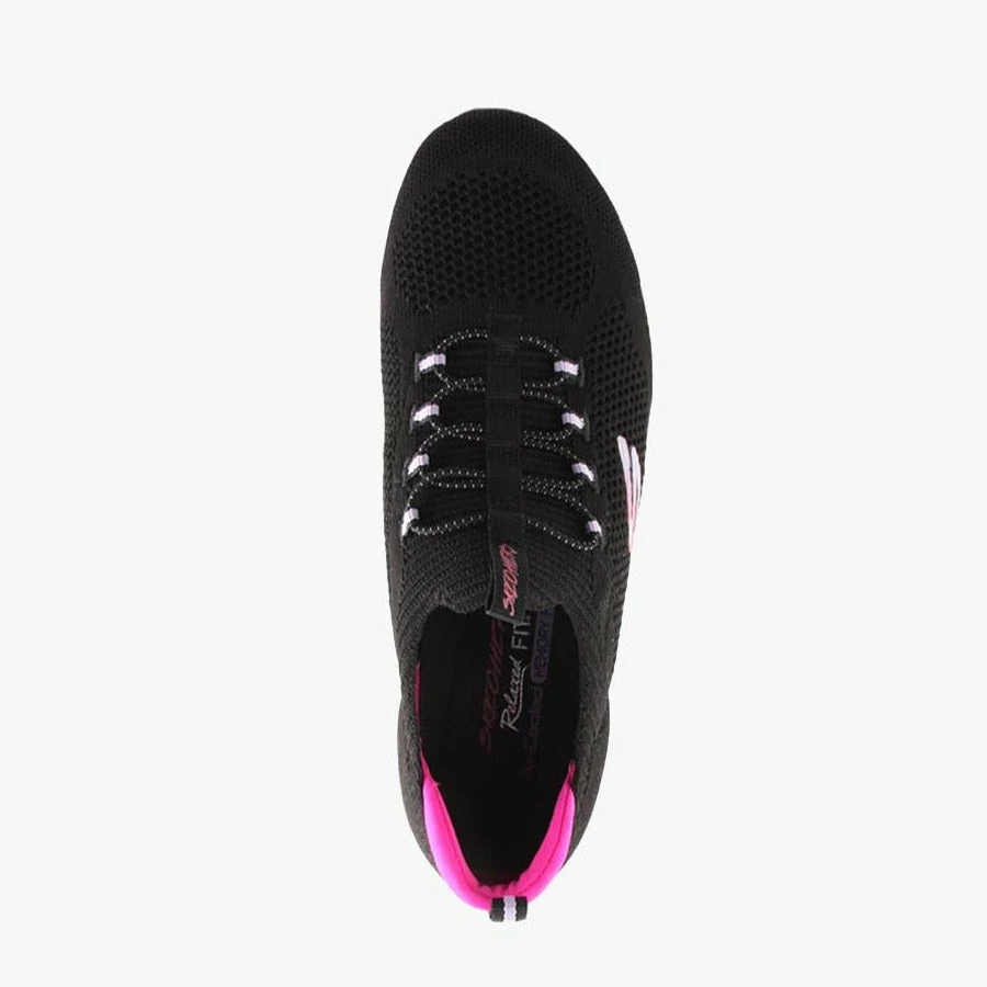 Skechers EDL-PARADISE SKY BLACK/PINK 6 Skechers EDL-PARADISE SKY BLACK/PINK - Image 4