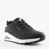 Skechers UNO-SHIMMER AWAY BLACK/WHITE -shoe Shop S510 1