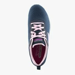 Skechers FA3-BRILLIANT VIEW NAVY/LAVENDER -shoe Shop S518 4