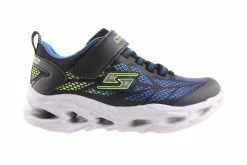Skechers VORTEX-FLASH BLACK/BLUE/LIME -shoe Shop SC458.BLK 1