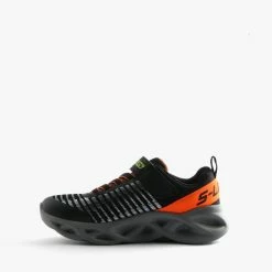 Skechers TB-NOVLO BLACK/ORANGE -shoe Shop SC504 3