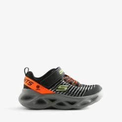 Skechers TB-NOVLO INF BLACK/ORANGE -shoe Shop SC506 2