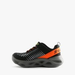 Skechers TB-NOVLO INF BLACK/ORANGE -shoe Shop SC506 3pg