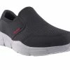 Skechers EQ4-PERSISTING BLACK/CHARCOAL -shoe Shop SM346.BLK 3