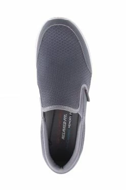 Skechers EQ4-PERSISTING CHARCOAL/ORANG -shoe Shop SM347.GRE 5