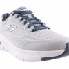 Skechers ARCH FIT LACE GREY/NAVY -shoe Shop SM352.GRE 3