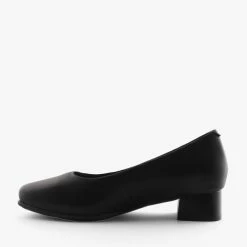 Hush Puppies THE LOW SQUARE BLACK -shoe Shop T1004.BLK 3 The Low Block Heel black