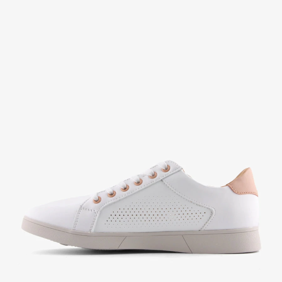 Hush Puppies MIMOSA PERF WHITE/BLUSH 5 Hush Puppies MIMOSA PERF WHITE/BLUSH - Image 3